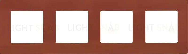 Рамка 4-постовая Legrand Etika какао 672574 672574