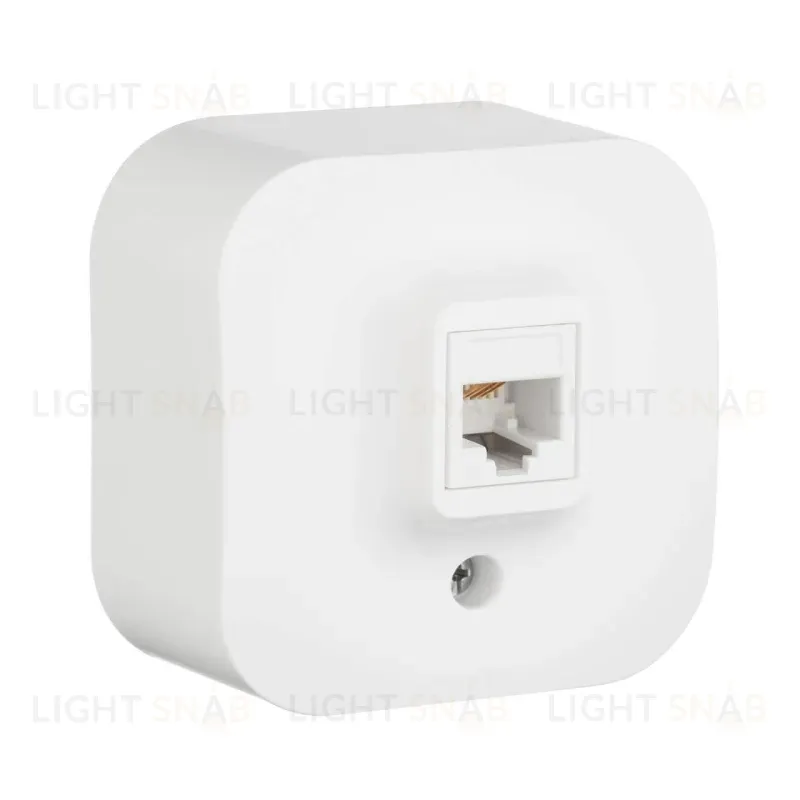 Розетка телефонная RJ11 Legrand Quteo белая 782214 782214