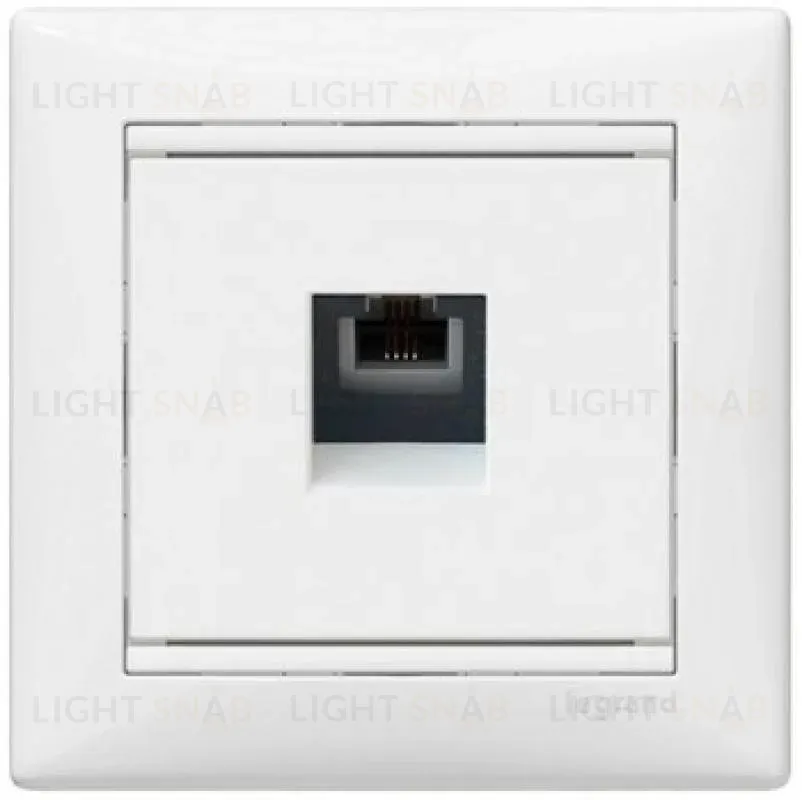 Розетка телефонная RJ11 Legrand Valena белая 774438 774438