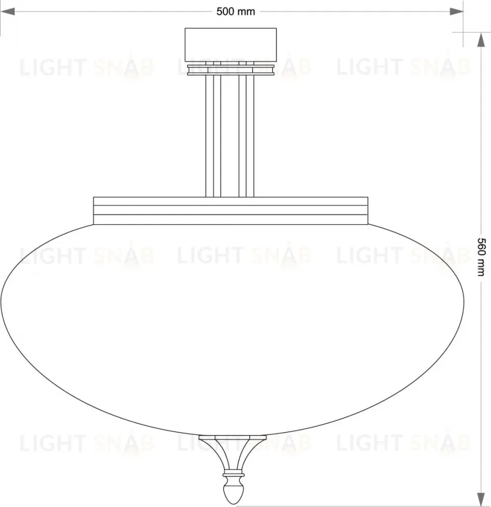 Подвесной светильник Kutek Decor DEC-PL-3 (P) DEC-PL-3(P)