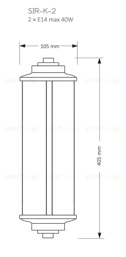 Настенный светильник Kutek Mood Siri SIR-K-2 (N) SIR-K-2(N)