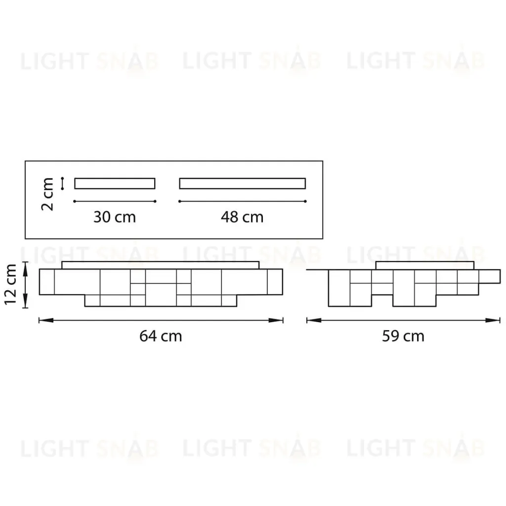 Потолочный светодиодный светильник Lightstar Favo 750161 750161