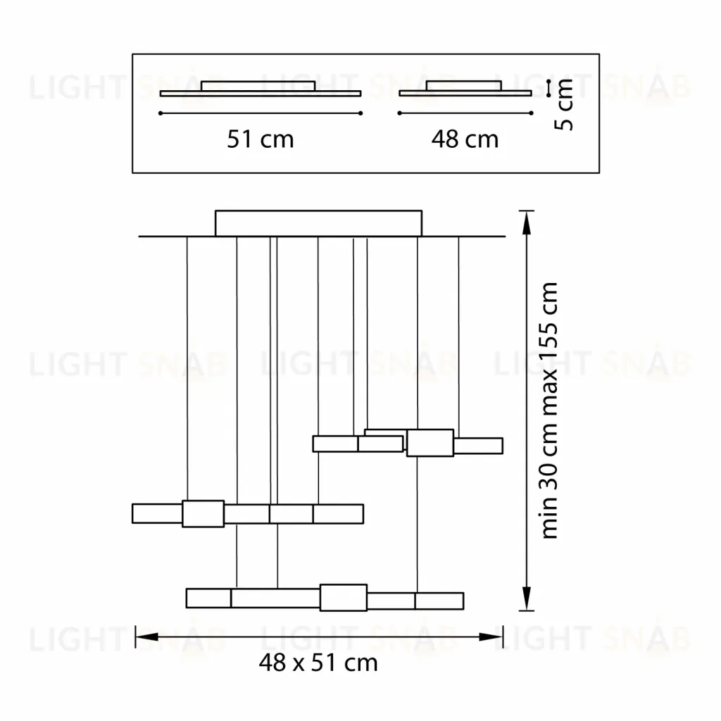 Подвесной светодиодный светильник Lightstar Favo 750222 750222