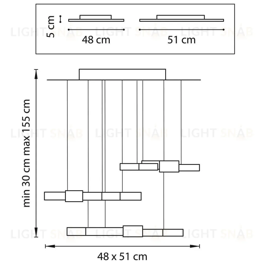 Подвесной светодиодный светильник Lightstar Favo 750222 750222