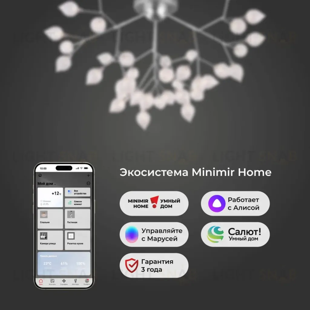 Потолочная люстра Bogates Boccio 548 Smart a043940 548 Smart
