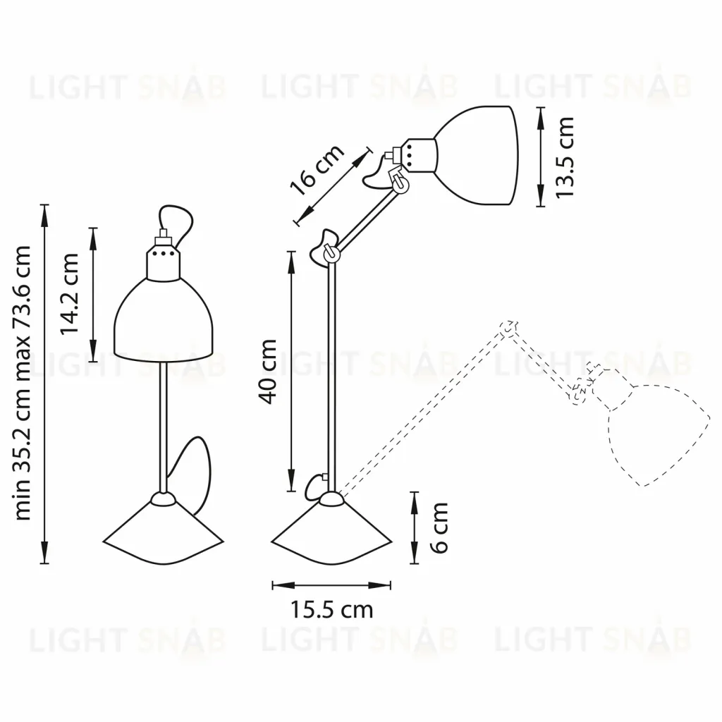 Настольная лампа Lightstar Loft 865914 865914
