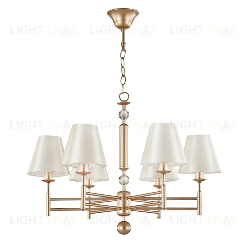 Подвесная люстра Crystal Lux FLAVIO SP6 GOLD FLAVIO SP6 GOLD
