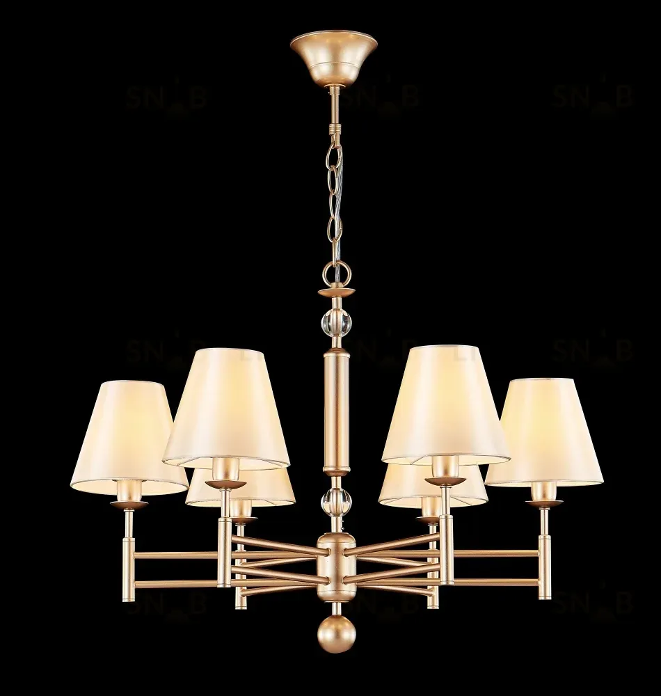 Подвесная люстра Crystal Lux FLAVIO SP6 GOLD FLAVIO SP6 GOLD