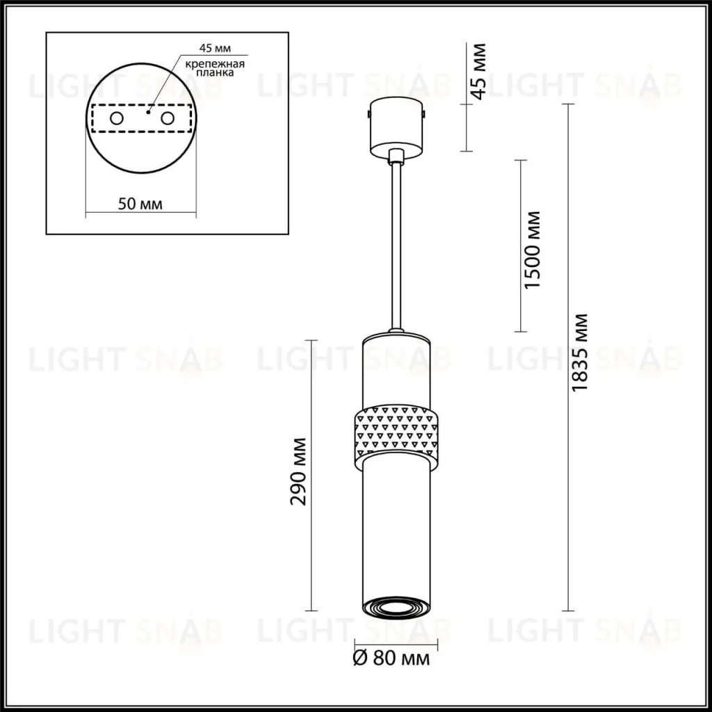 Подвесной светильник Odeon Light Afra 4738/5L 4738/5L