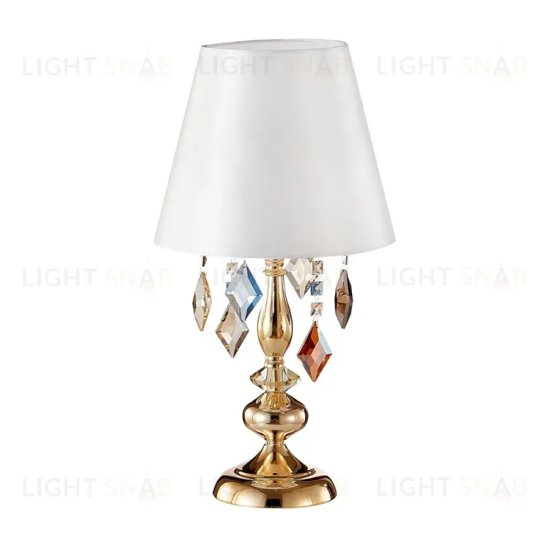 Настольная лампа Crystal Lux Mercedes LG1 Gold/Color Mercedes LG1 Gold/Color