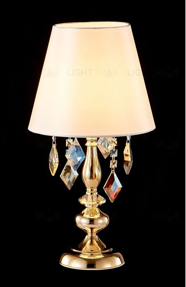 Настольная лампа Crystal Lux Mercedes LG1 Gold/Color Mercedes LG1 Gold/Color