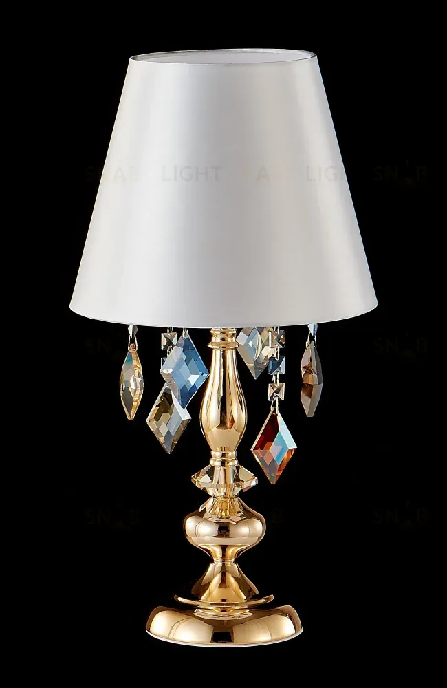 Настольная лампа Crystal Lux Mercedes LG1 Gold/Color Mercedes LG1 Gold/Color