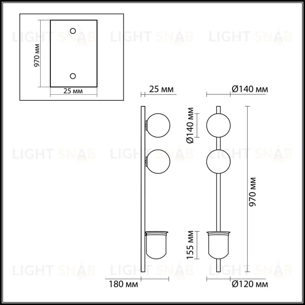 Настенный светильник Odeon Light Flower 4681/2WA 4681/2WA