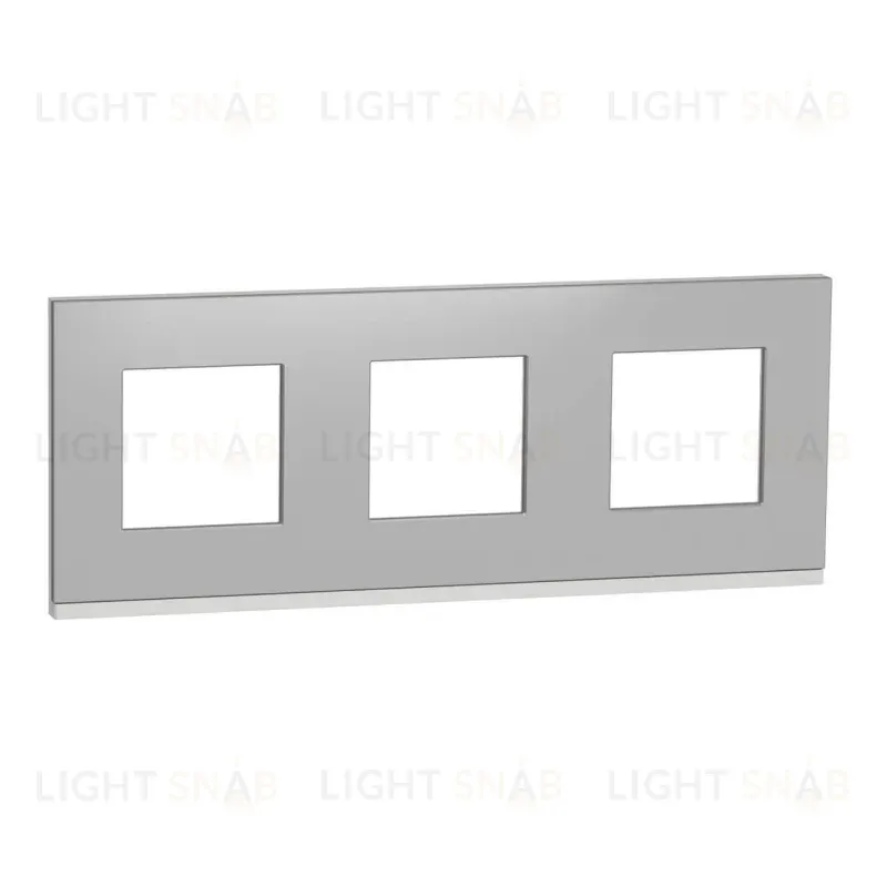 Рамка 3-постовая Schneider Electric Unica New NU600680 NU600680