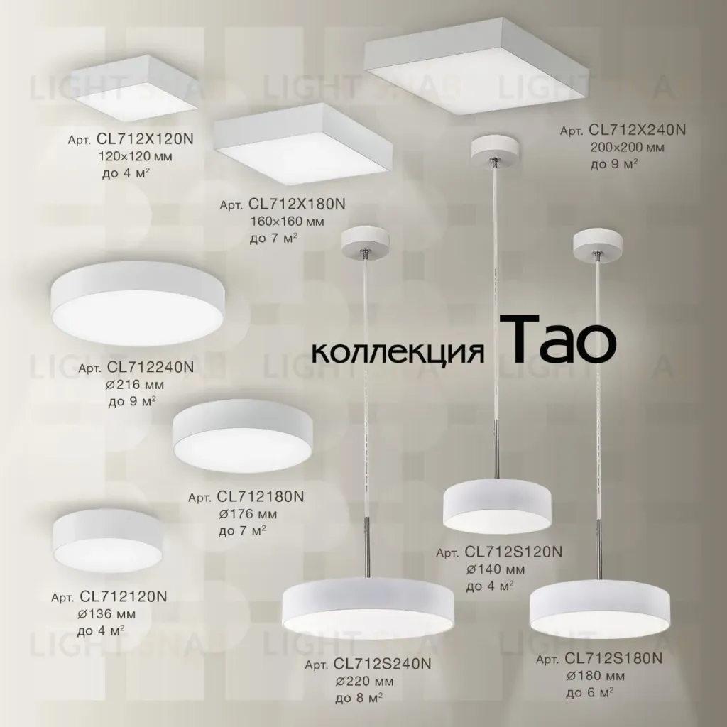 Накладной светодиодный светильник Citilux Тао CL712240N CL712240N