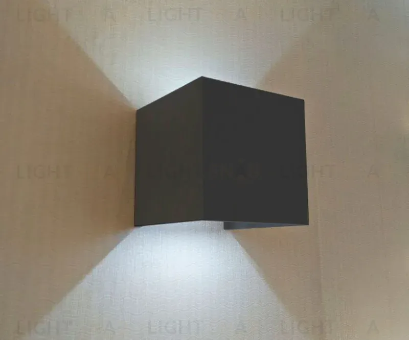 Уличный настенный светодиодный светильник Kink Light Куб 08585,16(4000K) 08585,16(4000K)