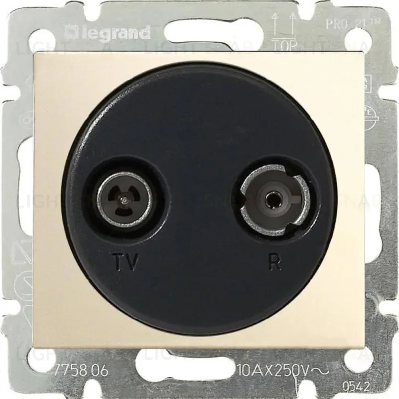 Розетка TV-R Legrand Valena Звезда слоновая кость 774332 774332