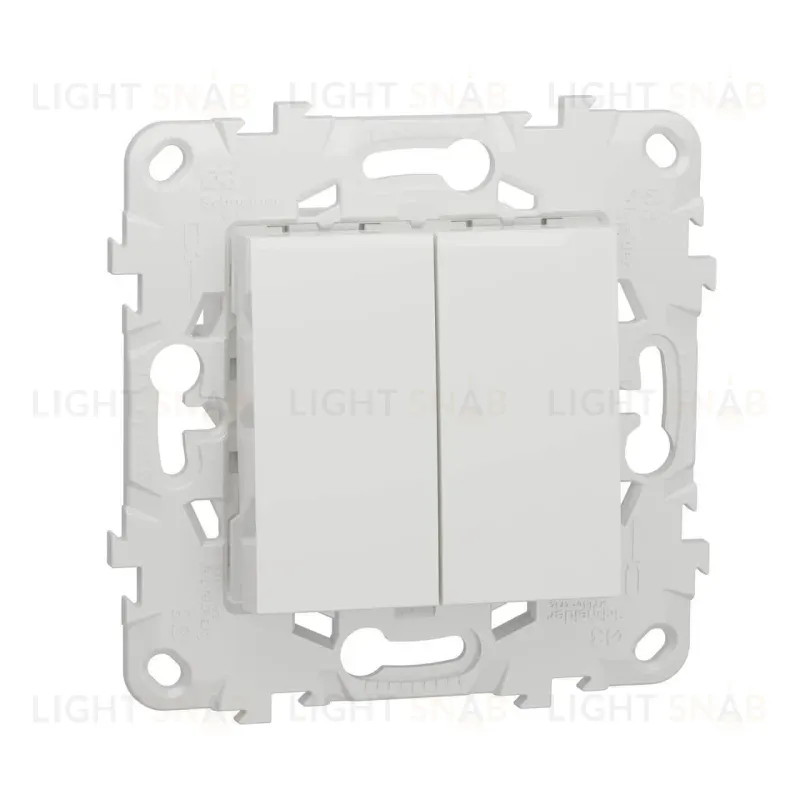 Переключатель двухклавишный перекрестный Schneider Electric Unica New NU521518 NU521518