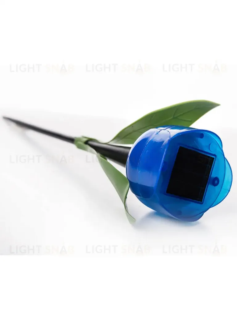 Светильник на солнечных батареях (UL-00004279) Uniel Promo USL-C-454/PT305 Blue Tulip USL-C-454/PT305 Blue Tulip