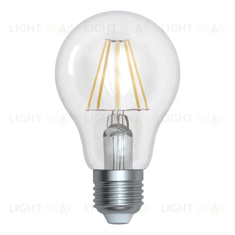 Лампа светодиодная филаментная (UL-00004869) Uniel E27 15W 4000K прозрачная LED-A70-15W/4000K/E27/CL PLS02WH LED-A70-15W/4000K/E27/CL PLS02WH картон