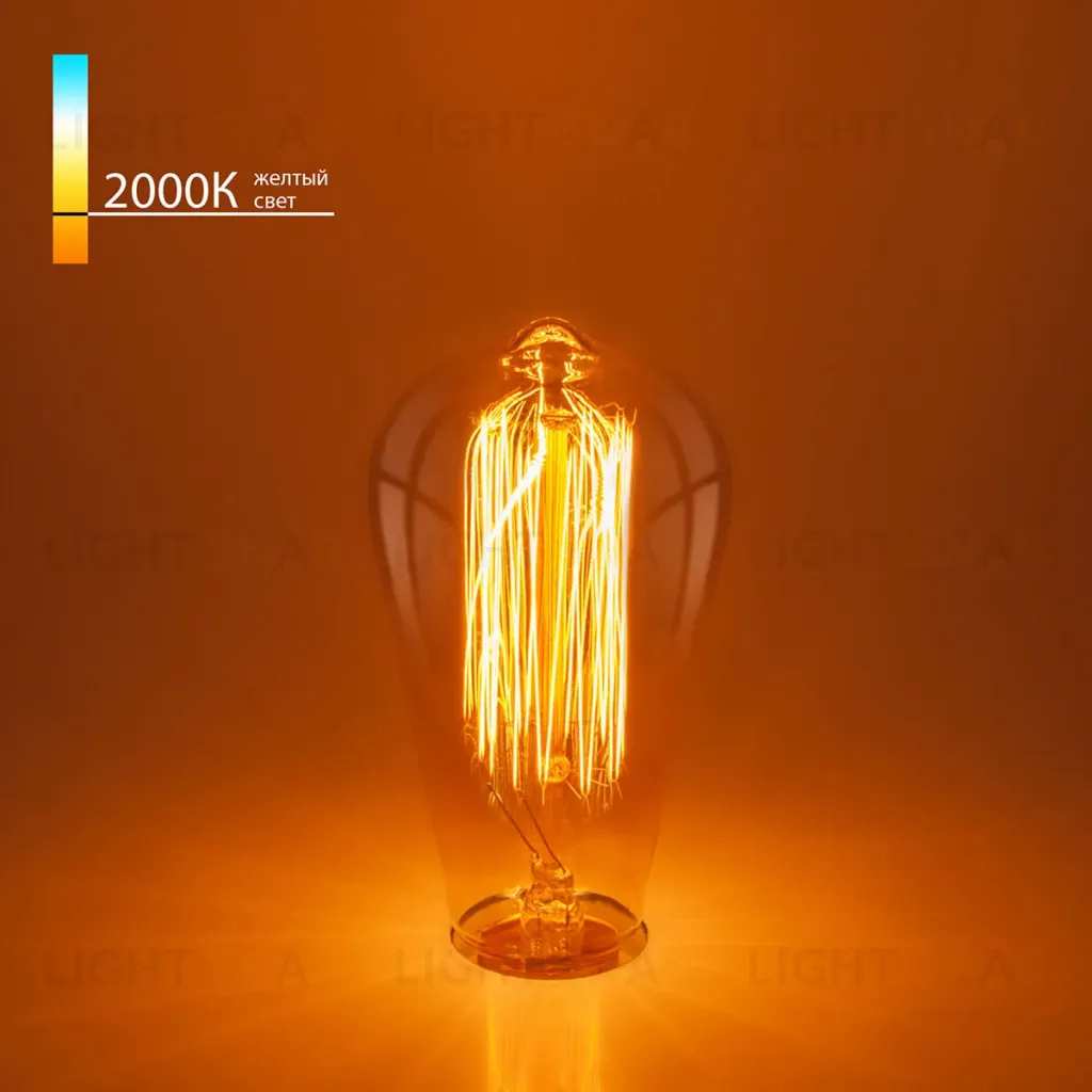 Лампа накаливания Elektrostandard диммируемая E27 60W прозрачная 4690389082153 4690389082153