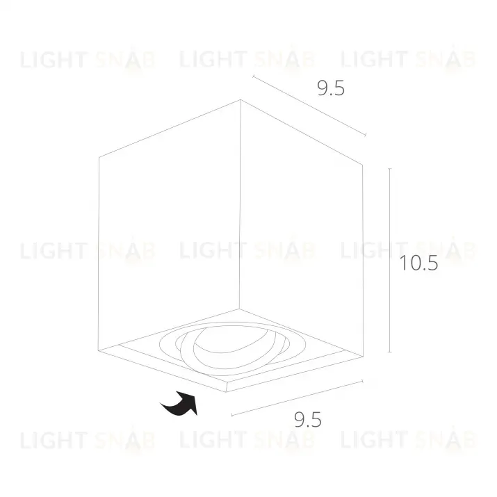 Потолочный светильник Arte Lamp Factor A5544PL-1WH A5544PL-1WH