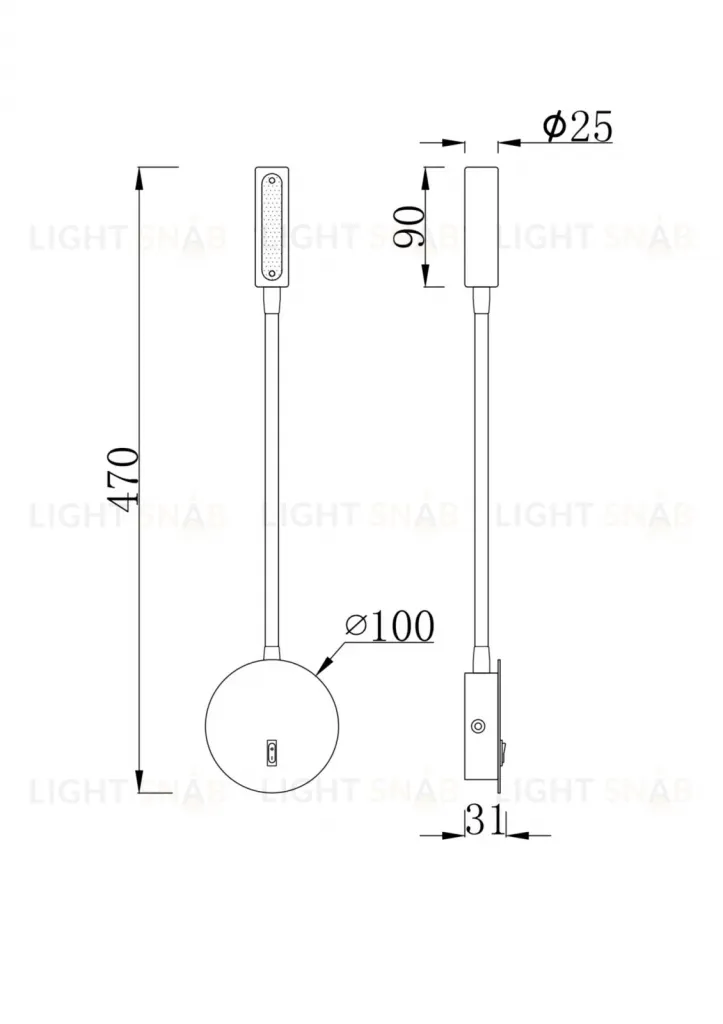 Бра Maytoni Stem C035WL-L3W3K C035WL-L3W3K