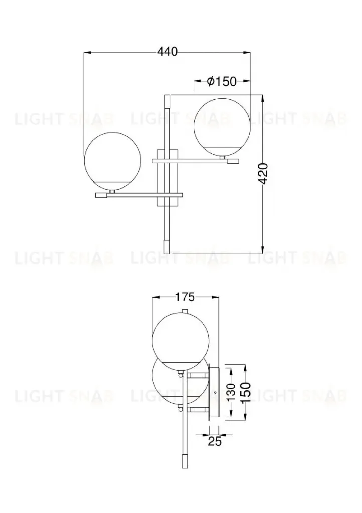Бра Maytoni Nostalgia MOD050WL-02G MOD050WL-02G