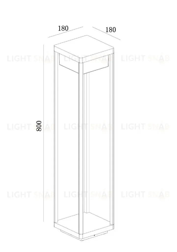 Ландшафтный светодиодный светильник Maytoni Baker Street O021FL-L10B3K O021FL-L10B3K