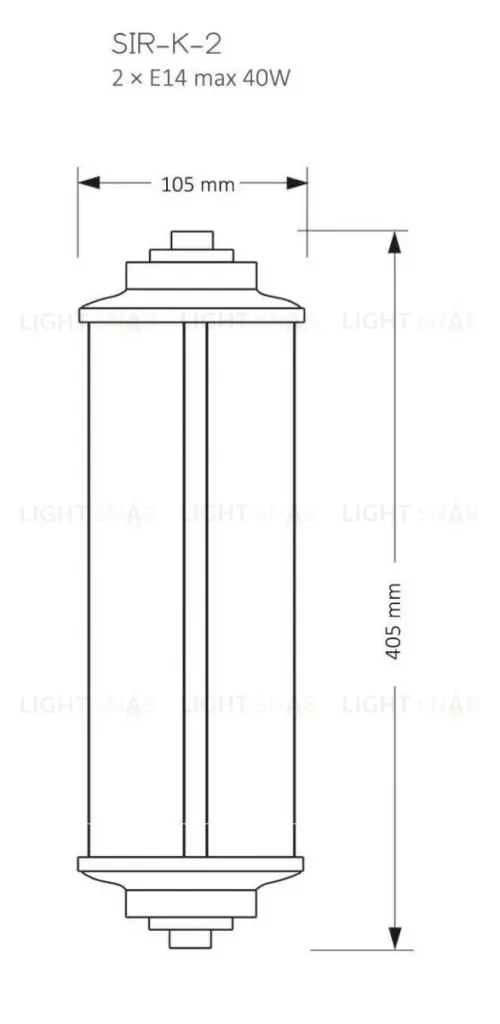 Настенный светильник Kutek Mood Siri SIR-K-2 (P) SIR-K-2(P)