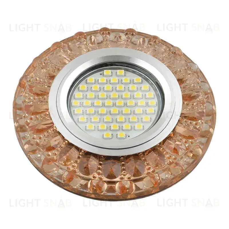 Встраиваемый светильник Fametto Luciole DLS-L151 Gu5.3 Glassy/Tea DLS-L151 Gu5.3 Glassy/Tea