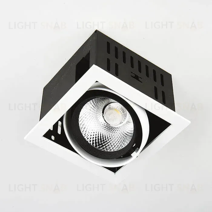 Встраиваемый светильник Ambrella Light T811 BK/CH 12W 4200K T811 BK/CH 12W 4200K