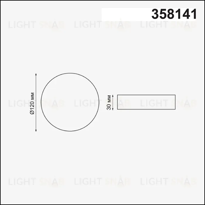 Встраиваемый светильник Novotech 358141 358141