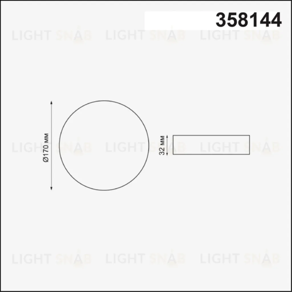 Встраиваемый светильник Novotech 358144 358144