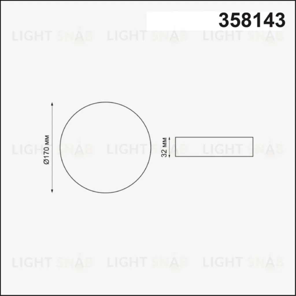 Встраиваемый светильник Novotech 358143 358143