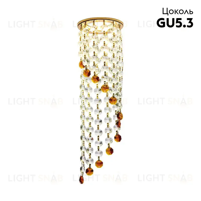 Встраиваемый светильник Ambrella Light K3440 CL/BR/G K3440 CL/BR/G
