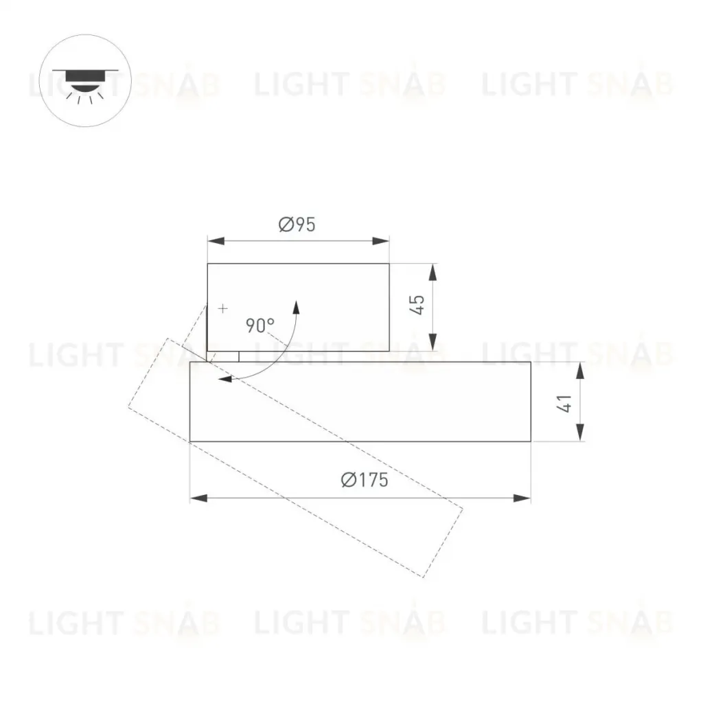 Накладной светильник Arlight 028162 028162