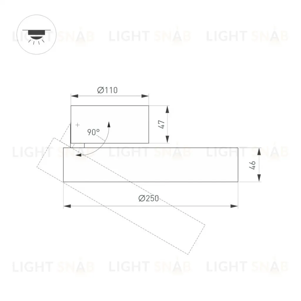 Накладной светильник Arlight 028171 028171