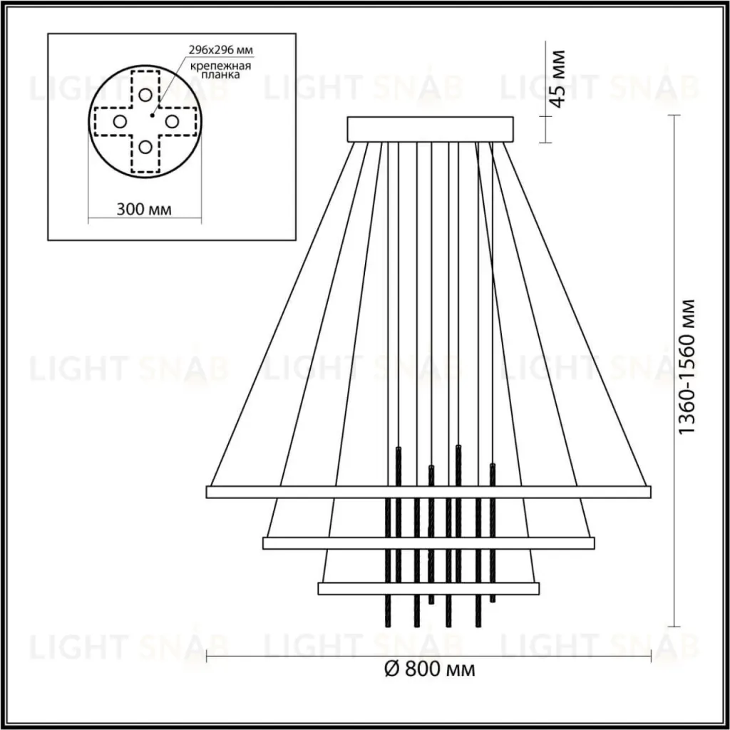 Подвесной светильник Odeon Light 3901/99L 3901/99L
