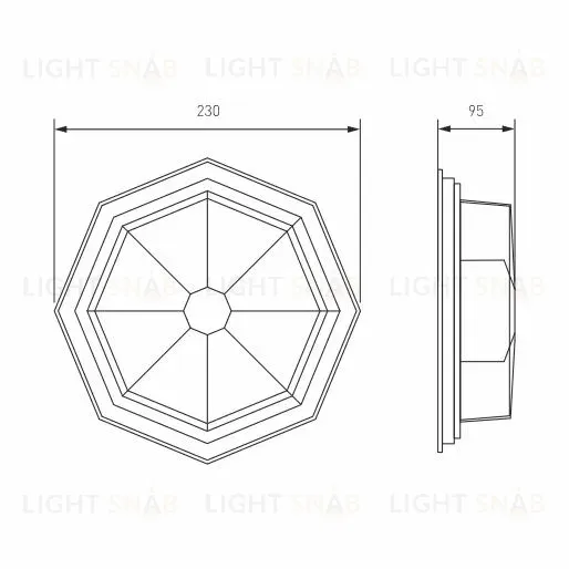 Настенный светильник Elektrostandard Telarana S капучино (GL 1023D) 4690389138591 4690389138591