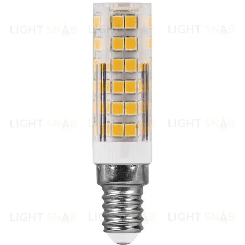 Лампа светодиодная Feron E14 7W 2700K Прямосторонняя Матовая LB-433 25898 25898