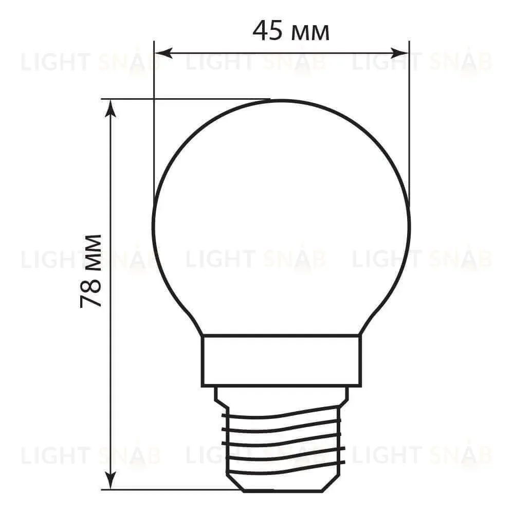 Лампа светодиодная филаментная Feron E27 11W 4000K Шар Прозрачная LB-511 38016 38016