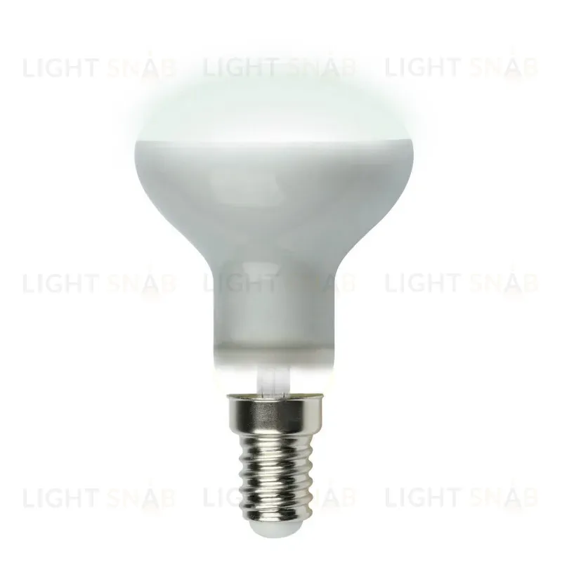 Лампа светодиодная рефлекторная (UL-00001492) Uniel E14 6W 4000K матовая LED-R50-6W/NW/E14/FR PLS02WH LED-R50-6W/NW/E14/FR PLS02WH картон