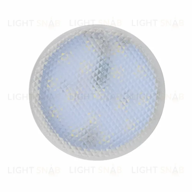 Лампа светодиодная (UL-00006498) Uniel GX53 7W 4000K призма LED-GX53-7W/4000K+4000K/GX53/PR PLB02WH LED-GX53-7W/4000K+4000K/GX53/PR PLB02WH