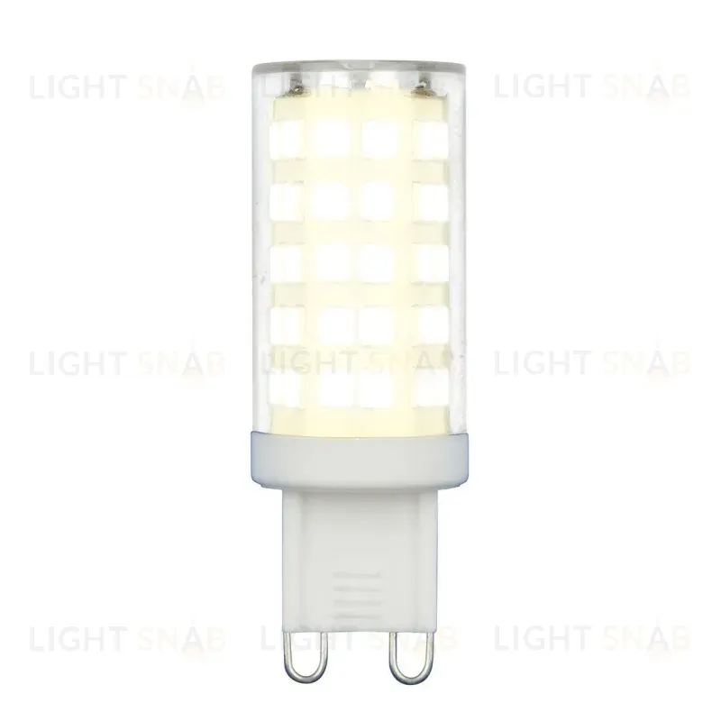Лампа светодиодная (UL-00006488) Uniel G9 9W 3000K прозрачная LED-JCD-9W/3000K/G9/CL GLZ09TR LED-JCD-9W/3000K/G9/CL GLZ09TR картон