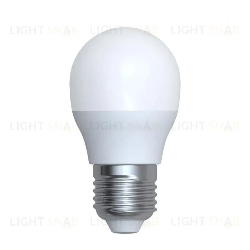 Лампа светодиодная (UL-00006533) Uniel E27 6W 4000K матовая LED-G45-6W/4000K/E27/FR/RA95 PLK01WH LED-G45-6W/4000K/E27/FR/RA95 PLK01WH
