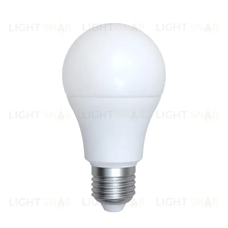 Лампа светодиодная (UL-00006504) Uniel E27 6W 4000K матовая LED-A60-9W/4000K/E27/FR/RA95 PLK01WH LED-A60-9W/4000K/E27/FR/RA95 PLK01WH