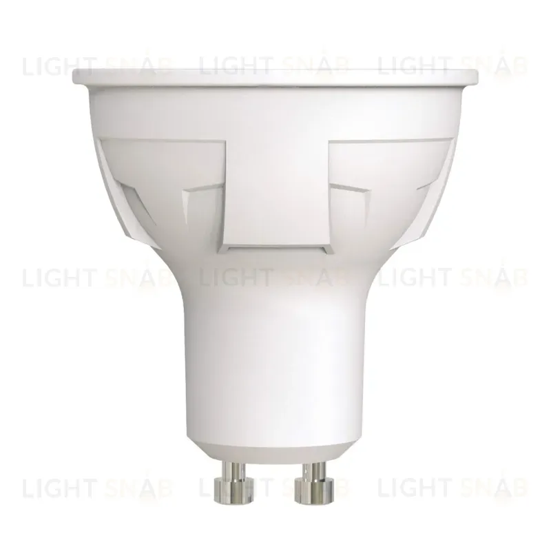Лампа светодиодная диммируемая (UL-00003990) Uniel GU10 6W 3000K матовая LED-JCDR 6W/WW/GU10/FR/DIM PLP01WH LED-JCDR 6W/WW/GU10/FR/DIM PLP01WH картон