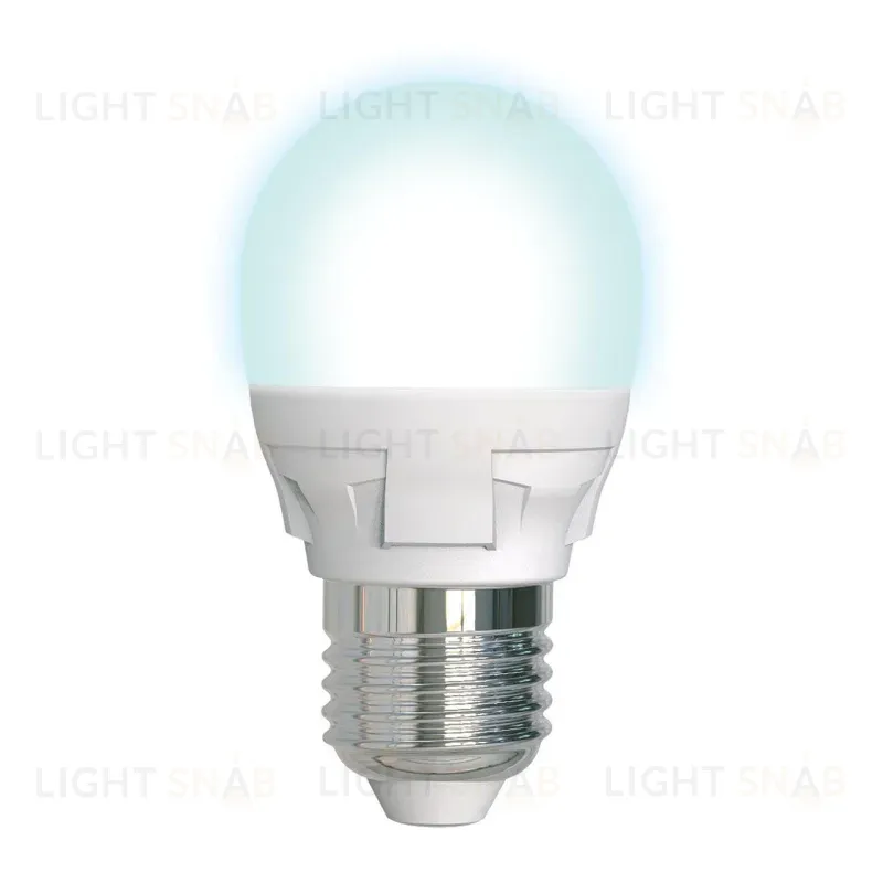 Лампа светодиодная диммируемая (UL-00004301) Uniel E27 7W 4000K матовая LED-G45 7W/4000K/E27/FR/DIM PLP01WH LED-G45 7W/4000K/E27/FR/DIM PLP01WH картон
