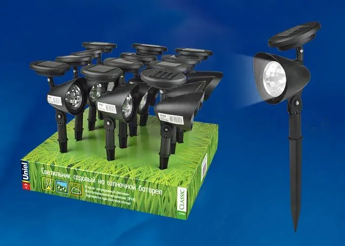Светильник на солнечных батареях (UL-00001688) Uniel Promo USL-C-691/PT270 Flash Set12 USL-C-691/PT270 Flash Set12